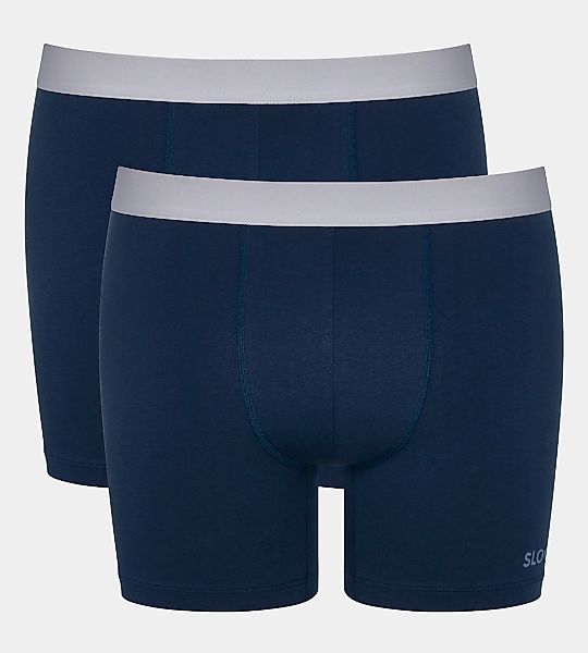 sloggi Boxer "Men GO ABC 2.0", (2er Pack), längeres Bein, Baumwollmix, weic günstig online kaufen