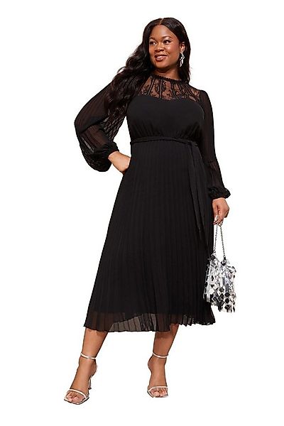 Friends Like These Midikleid Friends Like These Midikleid aus Chiffon, Curv günstig online kaufen