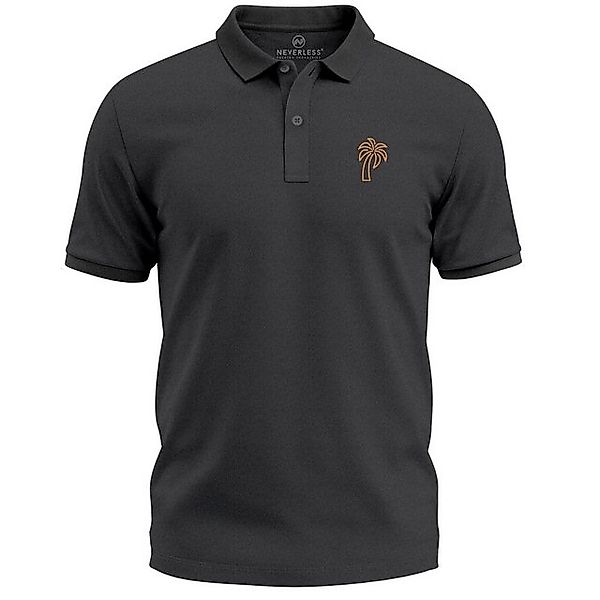 Neverless Poloshirt Poloshirt Herren mit Grafik günstig online kaufen
