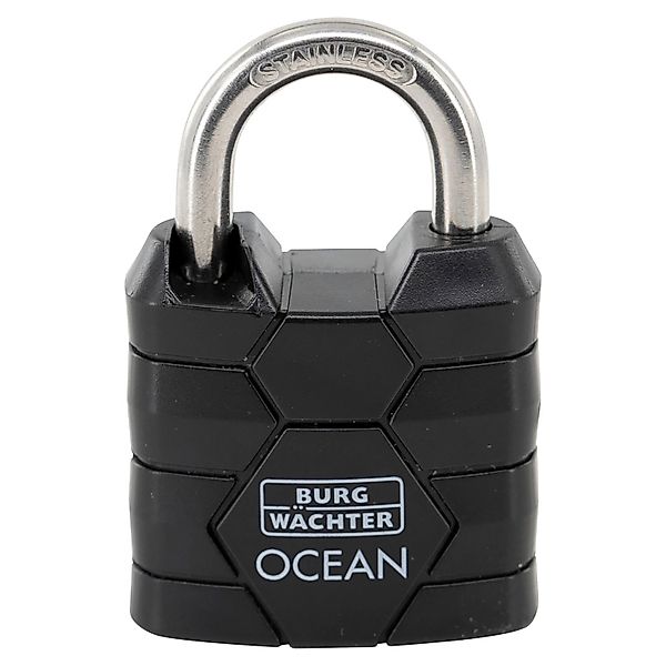 Burg Wächter Zylinder-Vorhangschloss Seewasserfest 490 NI 30 SB Schwarz günstig online kaufen