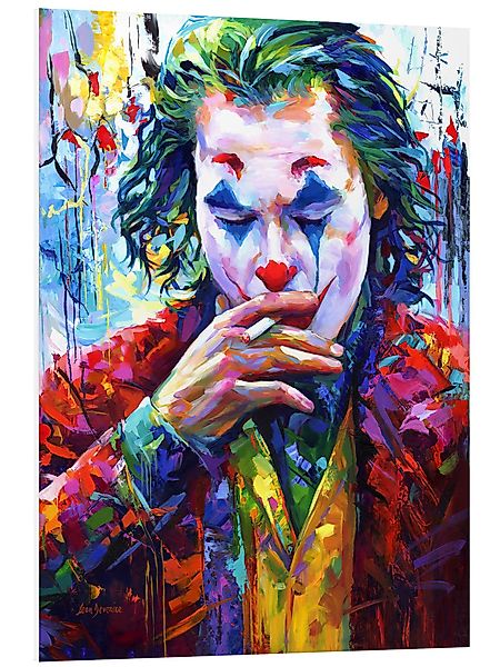 Posterlounge Wandbild Smoking Joker Pop Art, günstig online kaufen