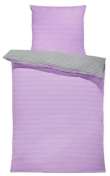 One Home Bettwäsche Wende Streifen, Renforcé, 4 teilig, gestreift und moder günstig online kaufen