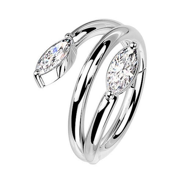 Taffstyle Nasenpiercing Septum Piercing Ring Segmentring günstig online kaufen