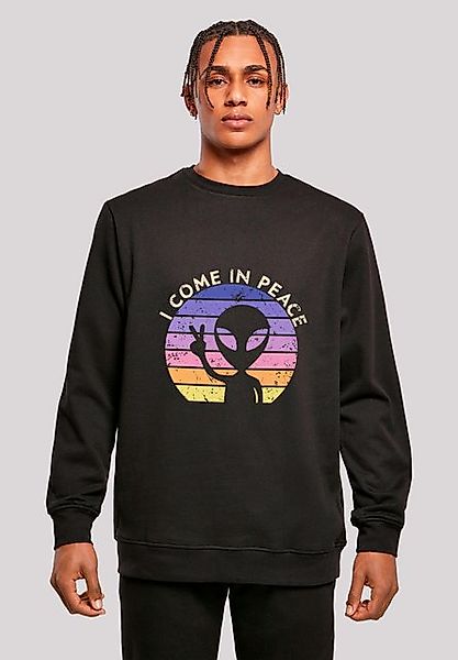 F4NT4STIC Sweatshirt Alien Peace Sunset Premium Qualität günstig online kaufen