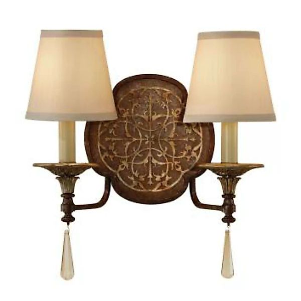 Wandlampe SAMEA Bronze B:39cm 2xE14 Design Leuchte günstig online kaufen