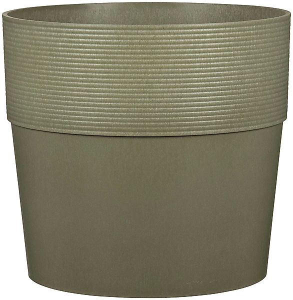 Scheurich Blumentopf 224/40 groove khaki günstig online kaufen