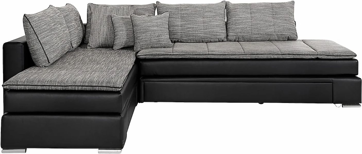 INOSIGN Ecksofa »Night & Day L-Form mit Dauer-Schlaffunktion ohne Armlehnen günstig online kaufen