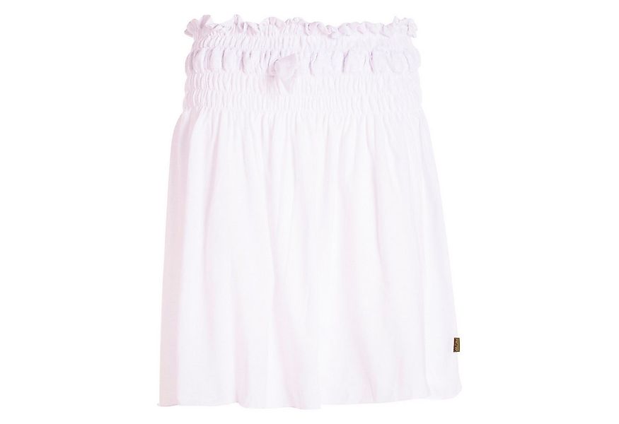 Vishes A-Linien-Rock Damen Rock knielang Basic-Rock Baumwoll-Rock Einfarbig günstig online kaufen