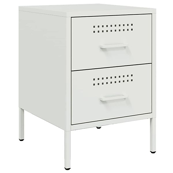 vidaXL Nachttisch Nachttisch Weiß 36x39x50,5 cm günstig online kaufen