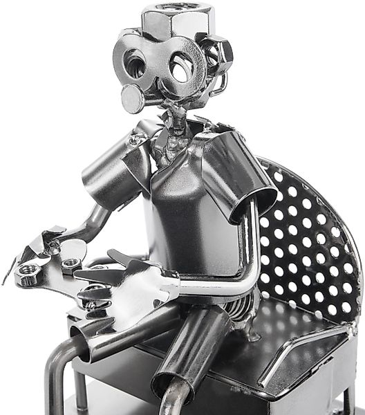 BRUBAKER Dekofigur Schraubenmännchen Gamer mit Controller günstig online kaufen