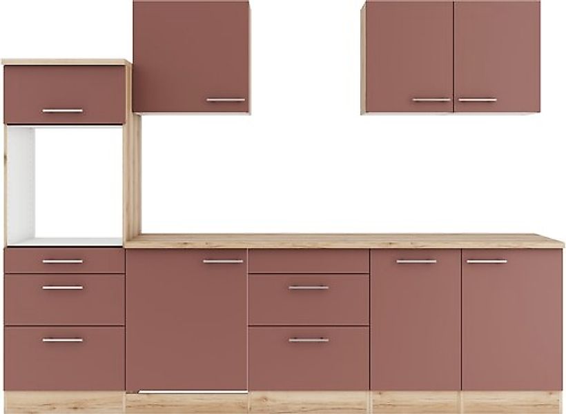 OPTIFIT Küche »Bella« Breite 210 cm, wahlweise mit E-Geräten günstig online kaufen