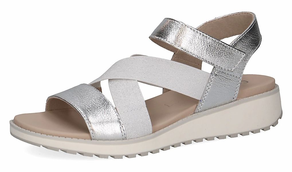 Caprice Keilsandalette, Riemchensandale, Sommerschuh, Bequemschuh mit Stras günstig online kaufen