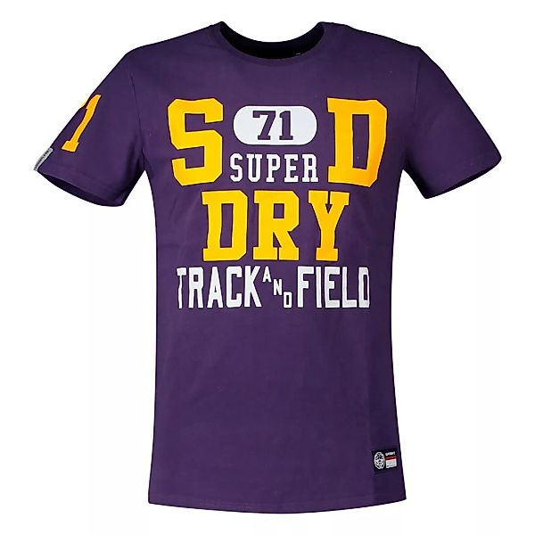 Superdry Track&field Graphic 185 Kurzarm T-shirt 2XL Lex Purple günstig online kaufen