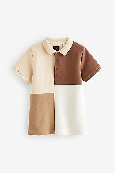 Next Poloshirt Kurzärmeliges Polo-Shirt mit Blockfarben (1-tlg) günstig online kaufen