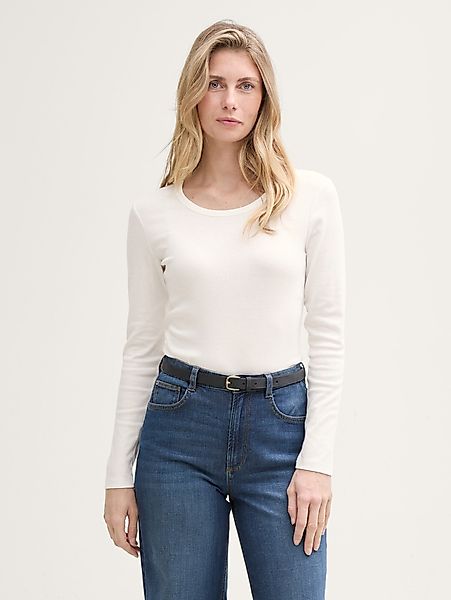 TOM TAILOR Langarmshirt Basic Langarmshirt mit günstig online kaufen