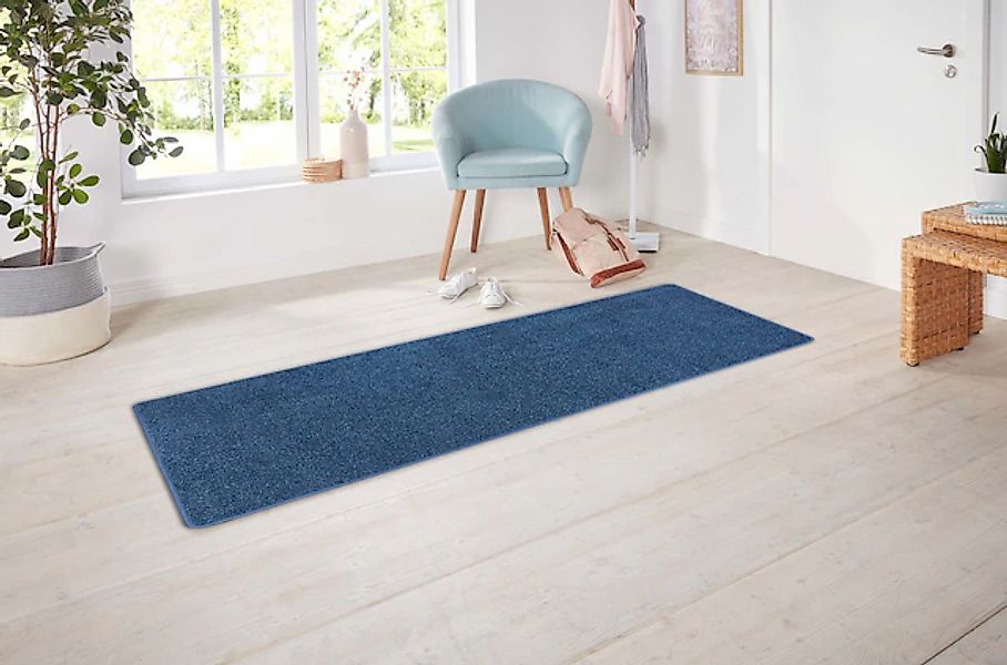 Hanse Home Exclusiv Läufer »Liberty«, rechteckig, 7 mm Höhe, Uni-Meliert, r günstig online kaufen