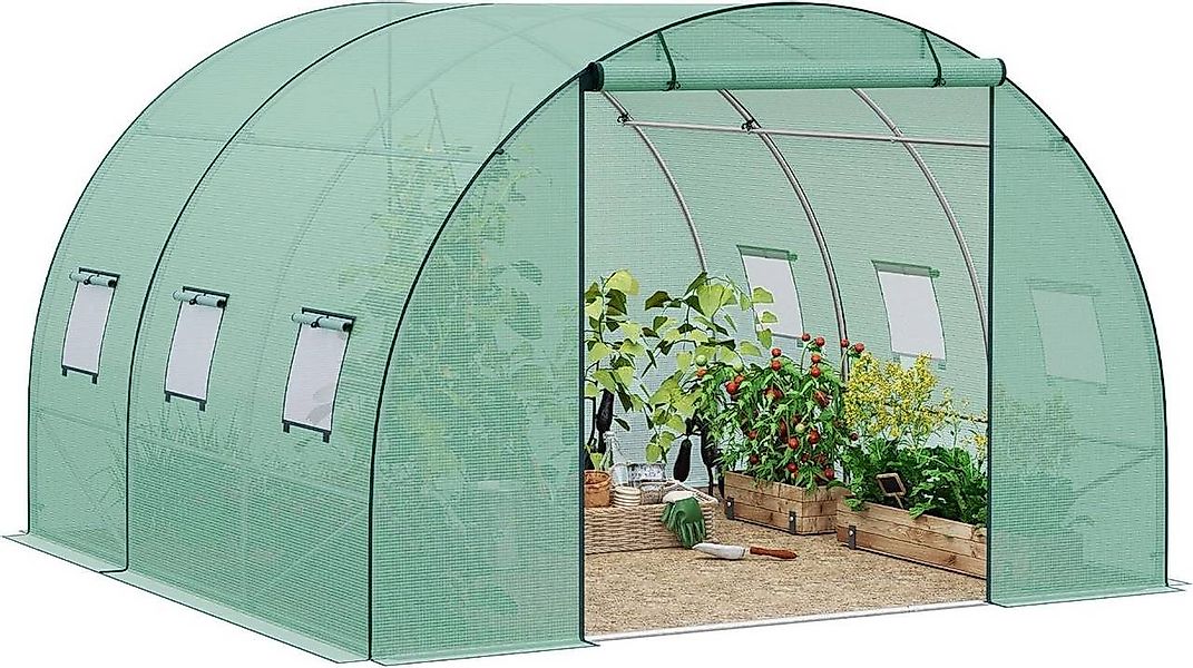 Woltu Tomatengewächshaus, BxTxH: 300 x 300 x 200,00 cm, Foliengewächshaus W günstig online kaufen