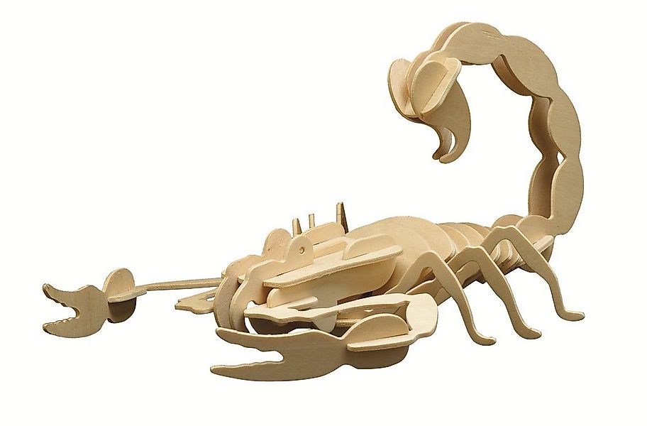 Pebaro 3D-Puzzle Holzbausatz Skorpion, 857/5, 33 Puzzleteile günstig online kaufen