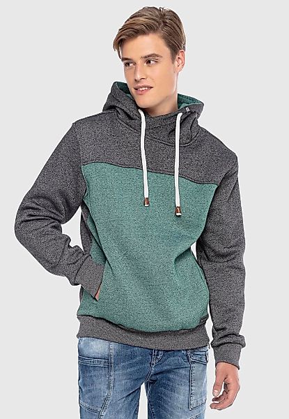 Cipo & Baxx Kapuzenpullover "Sweatshirts" 1 Stk. im Kontrast-Look günstig online kaufen