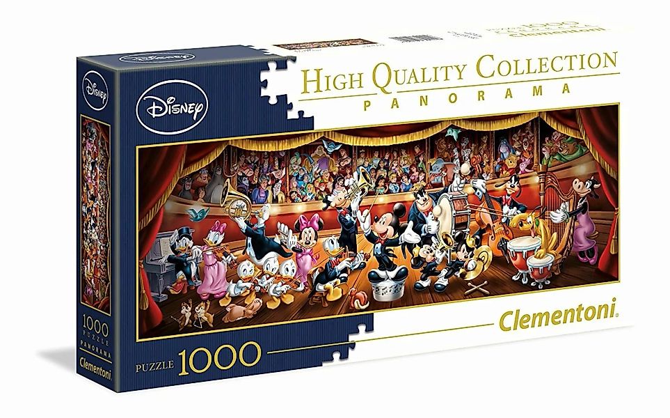 High Quality Panorama - 1000 Teile Puzzle - Disney Orchestra günstig online kaufen
