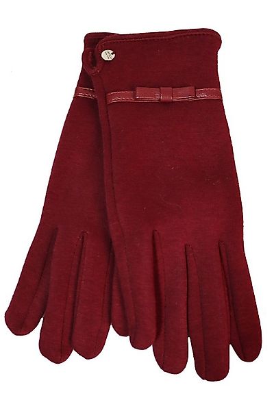 Capelli New York Strickhandschuhe (1 Paar) mit Zierschleife, Metall-Logo, F günstig online kaufen