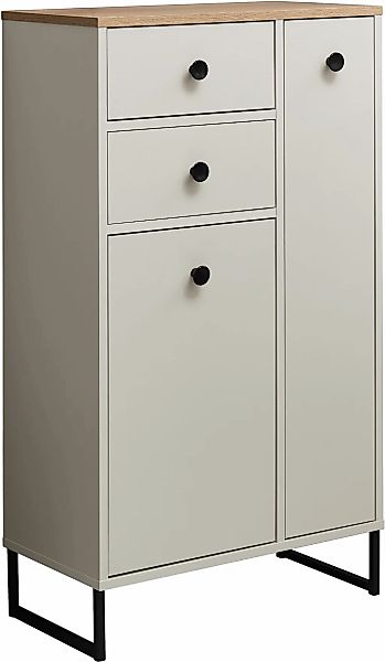 BASIC by Balculina Midischrank "Linea" 1 Stk. tlg. Breite 38cm, U-Profil Fü günstig online kaufen