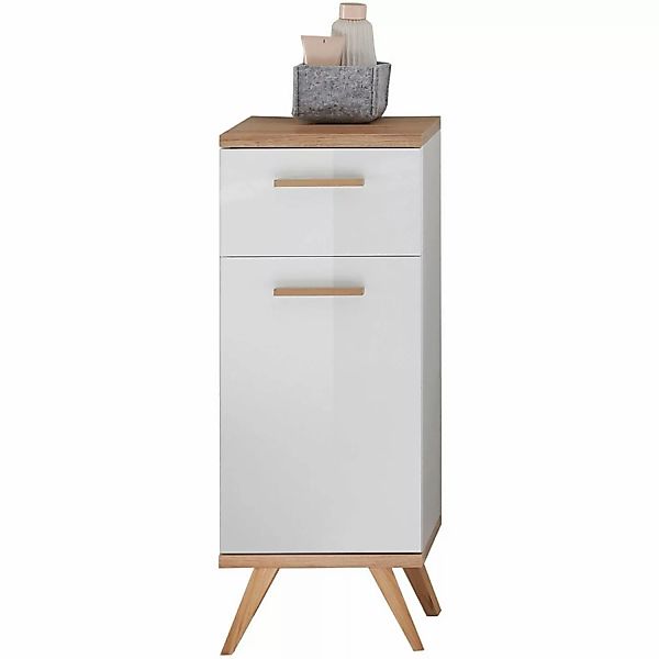 Pelipal Unterschrank 35,5 cm Quickset 923 Weiß Glanz günstig online kaufen