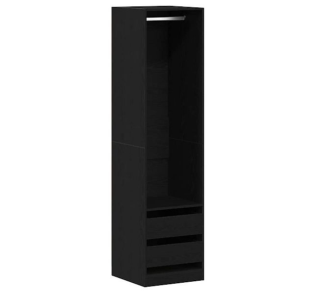 vidaXL Kleiderschrank Kleiderschrank mit Regal Schwarz Eichen-Optik 50 x 50 günstig online kaufen