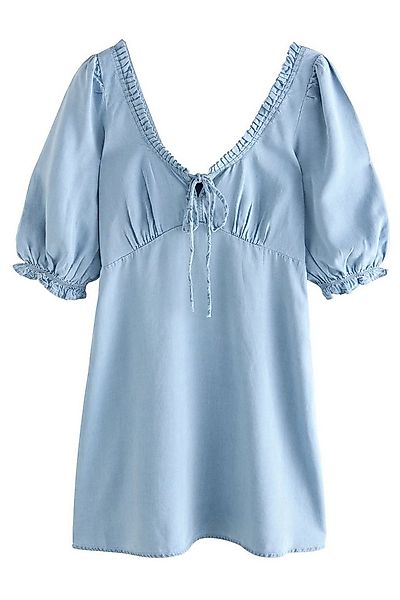 Next Jeanskleid Leichtes Mini-Sommerkleid aus Lyocell (1-tlg) günstig online kaufen