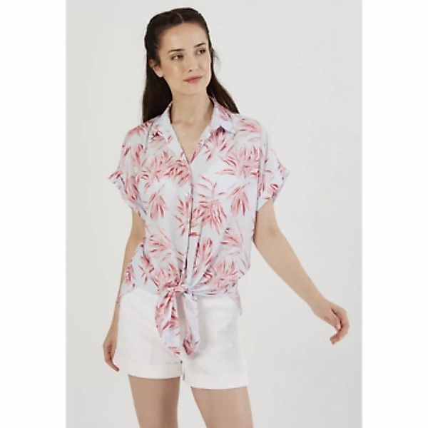 Just Like You  Blusen Oversize-Hemd mit Blattmuster günstig online kaufen