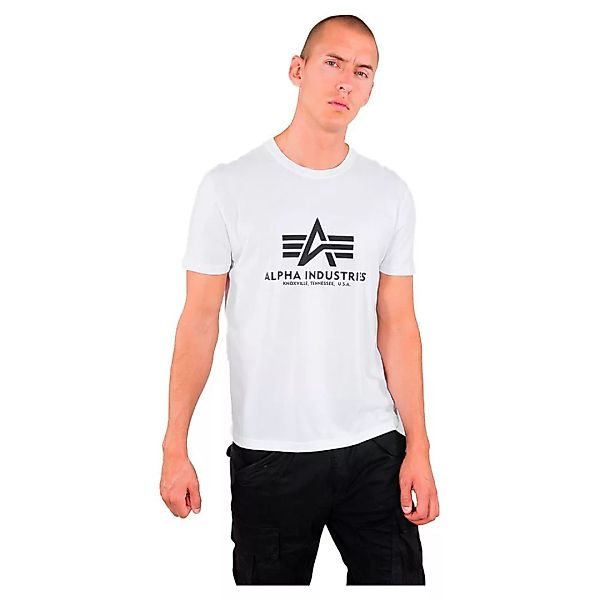 Alpha Industries Basic Kurzärmeliges T-shirt XS White günstig online kaufen