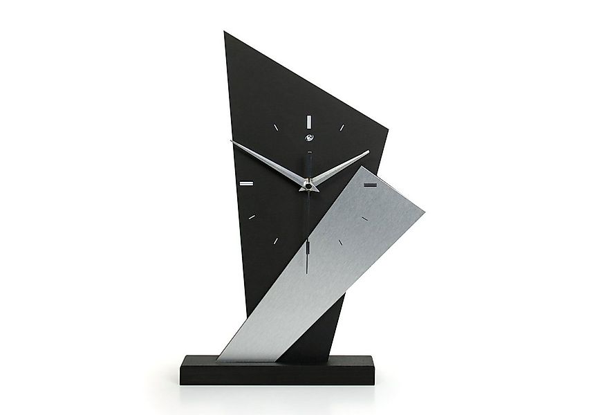 Kreative Feder Standuhr Designer-Standuhr „Square“ aus Holz - schwarze Tisc günstig online kaufen