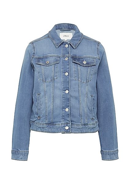 s.Oliver Jeansjacke - Jeansjacke mit Eingrifftaschen günstig online kaufen