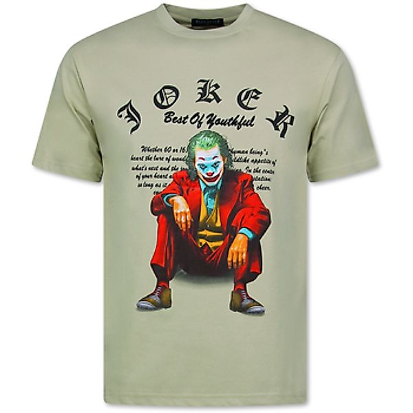 Top Star  T-Shirt Lustig Oversize Joker Mit Aufdruck günstig online kaufen