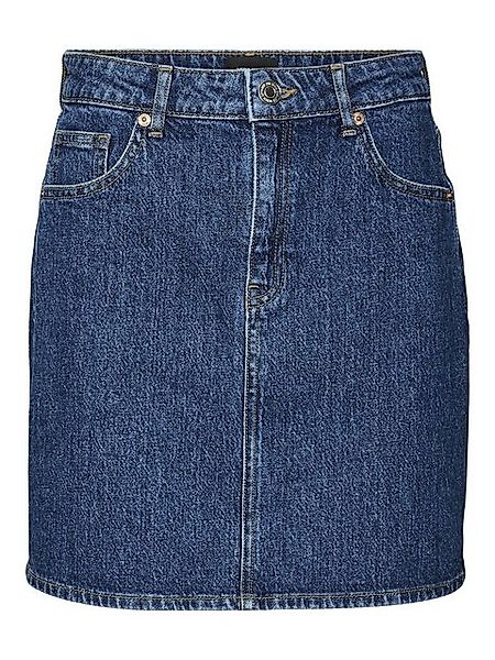 Vero Moda Sommerrock Mini Denim Hoher Bund VMTESSA HR SHORT DNM SKIRT MIX G günstig online kaufen