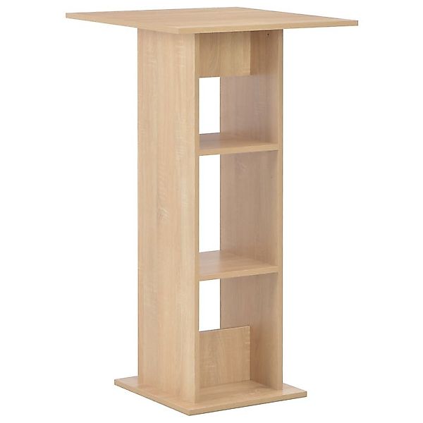 vidaXL Esstisch Bartisch Eichenbraun 60x60x110 cm günstig online kaufen