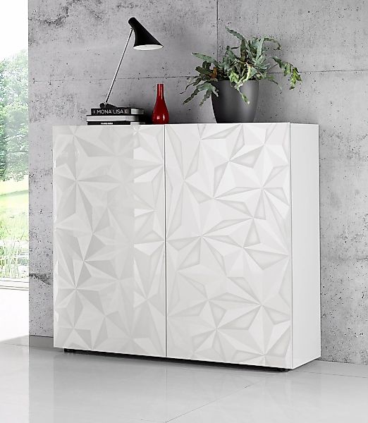 INOSIGN Highboard "Prisma Höhe 111 cm, Breite 121 cm, Kommode 2 Türen, Hoch günstig online kaufen