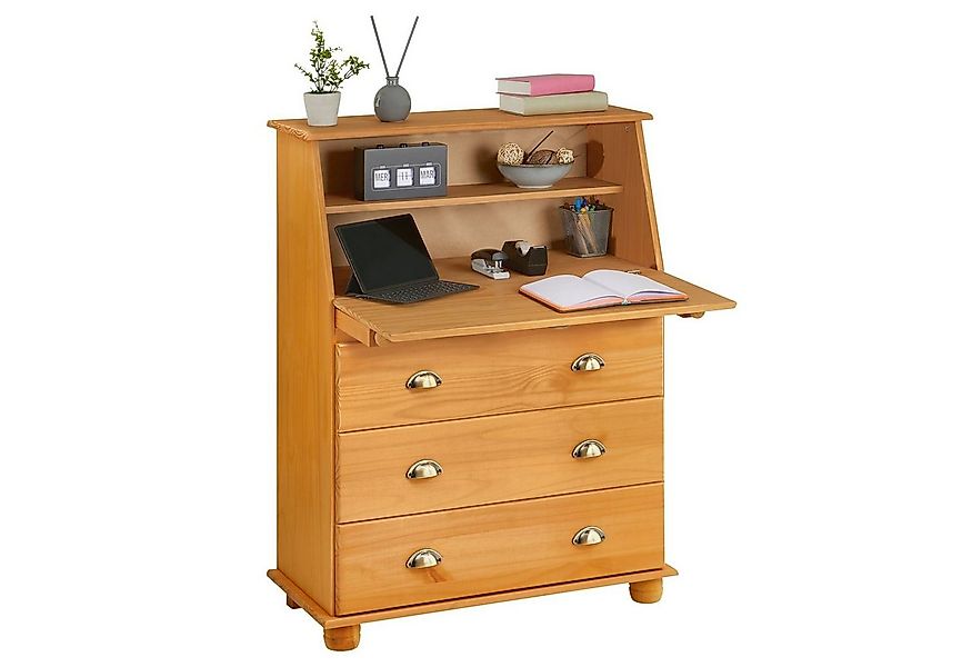 IDIMEX Sekretär GOMES, Sekretär Bürotisch Arbeitstisch mit Klappe 2 Fächer günstig online kaufen