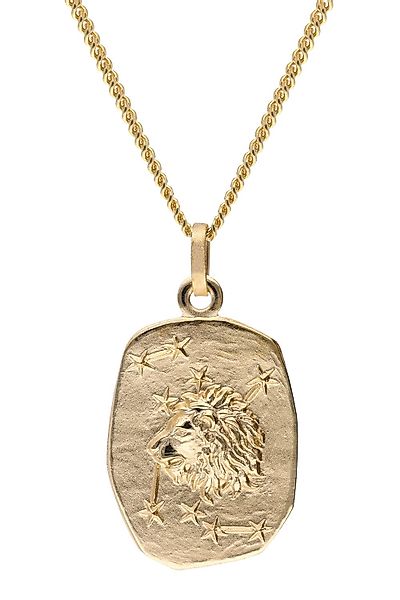 trendor Panzerkette Löwe Sternzeichen Gold 333 günstig online kaufen