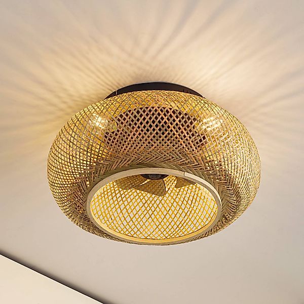 Lucande Deckenventilator mit Licht Cordie, DC, leise, Ø 53cm günstig online kaufen