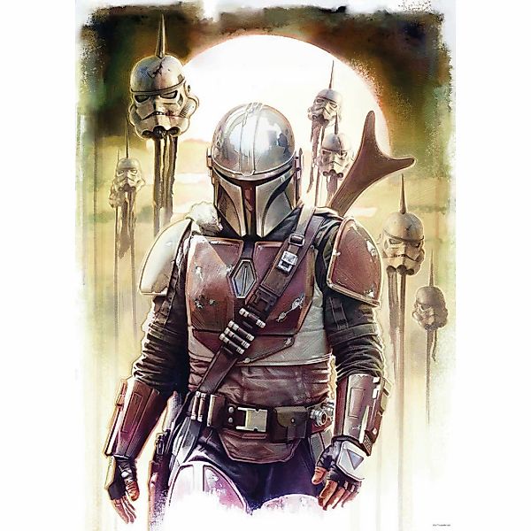 Komar Poster Mandalorian Impaler Disney B/L: ca. 50x70 cm günstig online kaufen