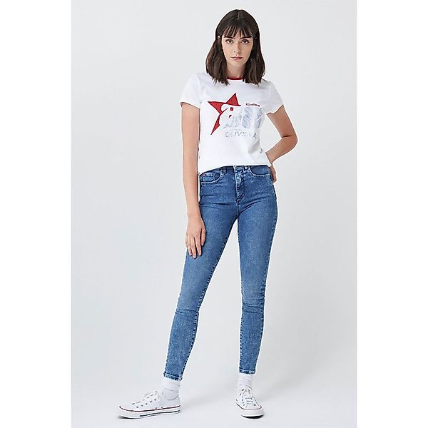 Salsa Jeans 125797-000 / Slim Fit Miguel Oliveira X88 Kurzarm T-shirt XS Wh günstig online kaufen