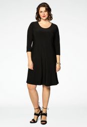 YOEK A-Linien-Kleid Damen Kleid Große Größen günstig online kaufen