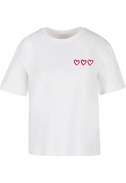 Miss Tee T-Shirt "Miss Tee Damen Three In A Row Tee" 1 Stk. günstig online kaufen