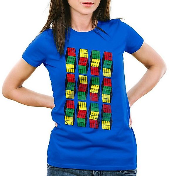 style3 T-Shirt Cubes Sheldon Würfel rubik zauberwürfel the big bang theory günstig online kaufen