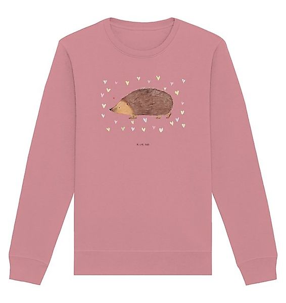 Mr. & Mrs. Panda Longpullover Igel Herzen Größe XL - Canyon Pink - Geschenk günstig online kaufen