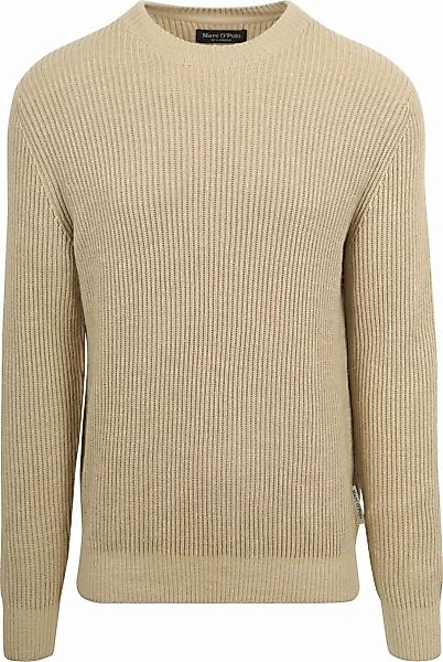 Marc O'Polo Pullover Wool Blend Beige - Größe XL günstig online kaufen