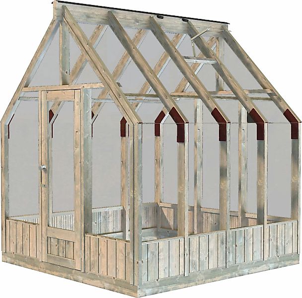 Palmako Gewächshaus "E milia", 5,4 m², inklusive automatische Dachentlüftun günstig online kaufen