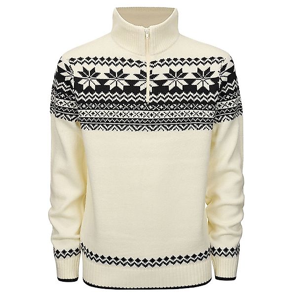 Brandit Troyer Norweger Stehkragen Sweater 5XL White günstig online kaufen