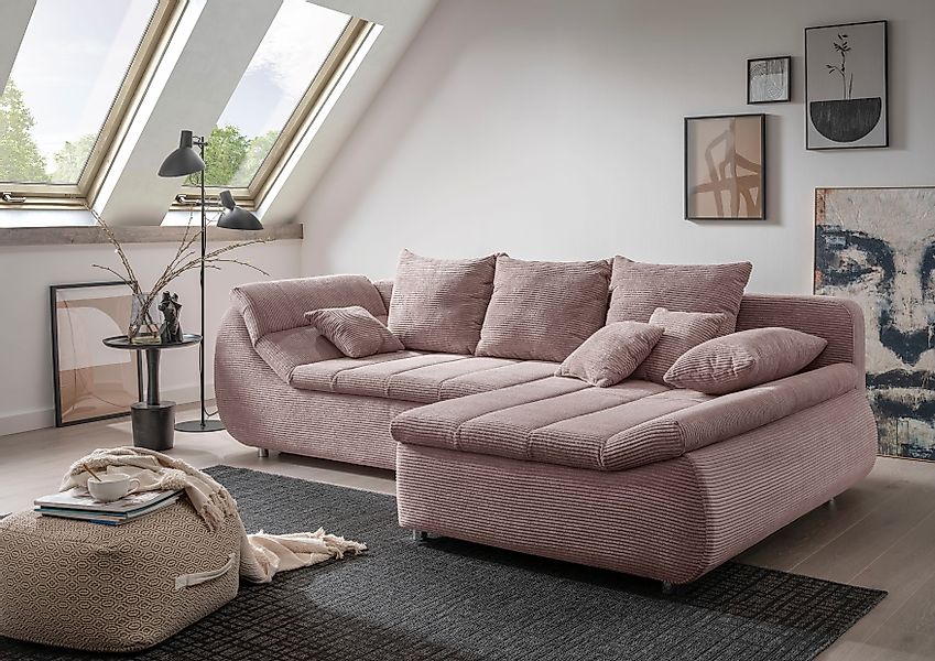INOSIGN Ecksofa Imola elegant und bequem, günstig online kaufen